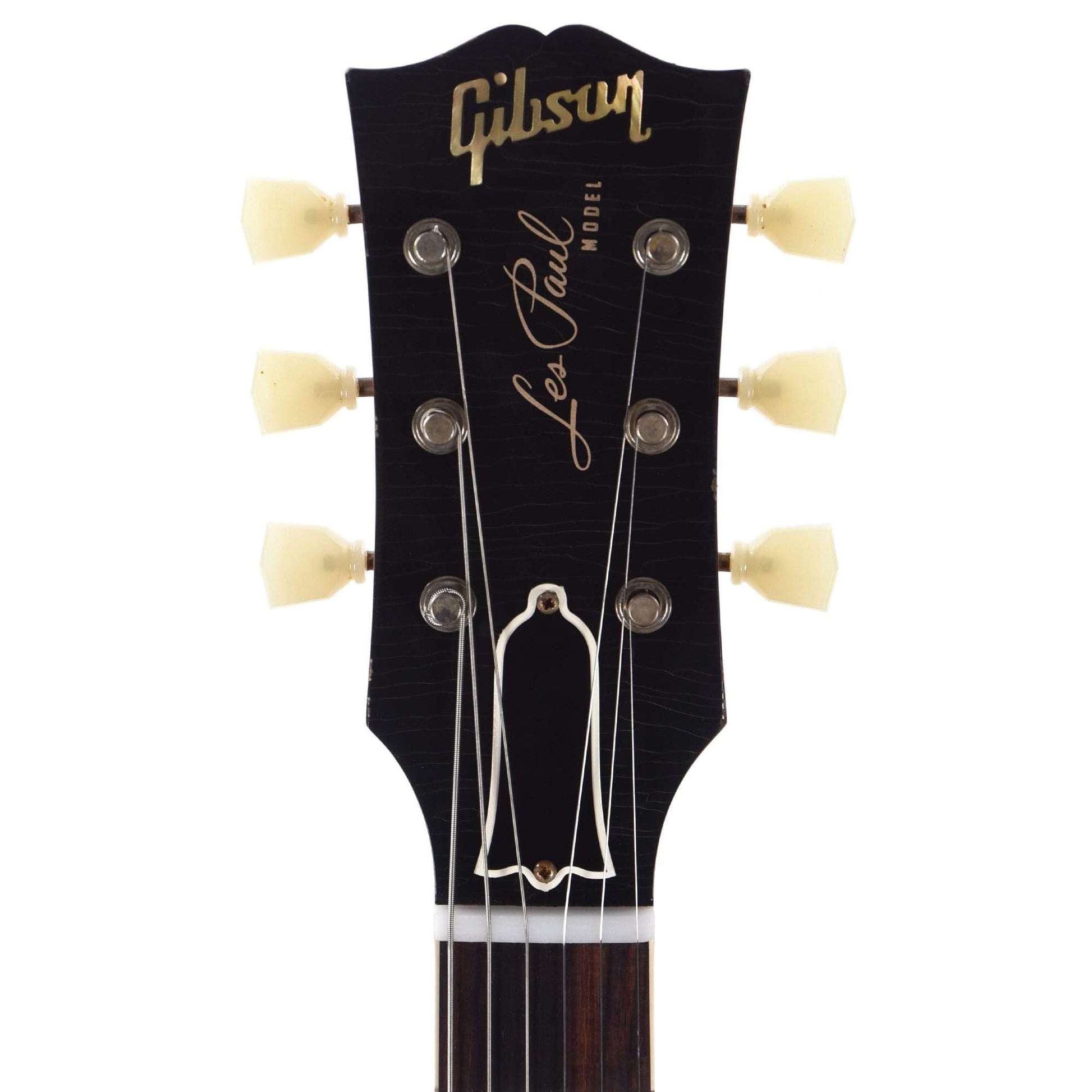 Gibson Custom 1958 Les Paul Standard Reissue Green Lemon Lightly Aged Electric Guitars / Solid Body