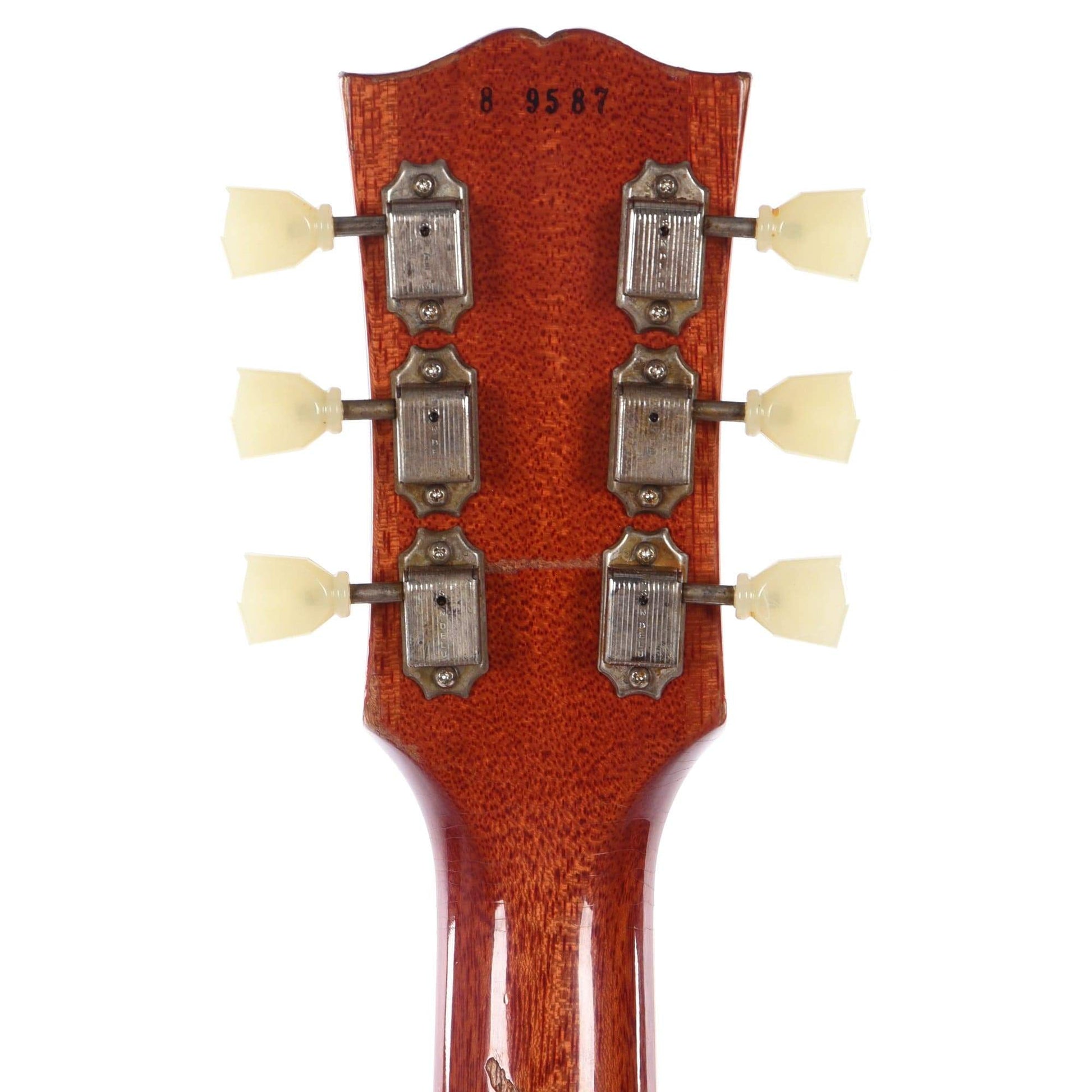 Gibson Custom 1958 Les Paul Standard Reissue Green Lemon Lightly Aged Electric Guitars / Solid Body