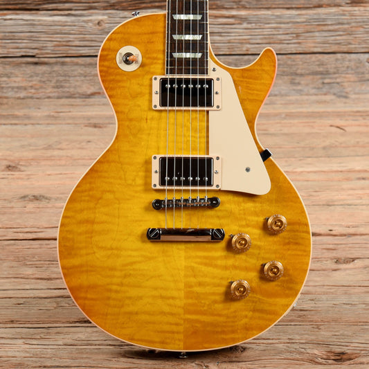 Gibson Custom 1958 Les Paul Standard Reissue Lemon Burst 2015 Electric Guitars / Solid Body