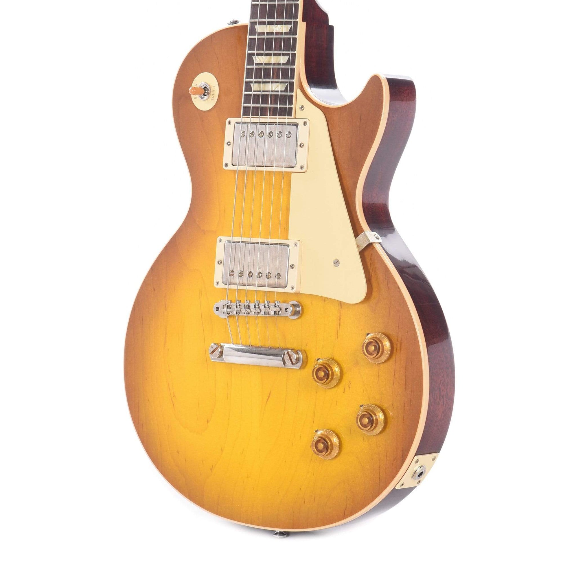 Gibson Custom 1958 Les Paul Standard Reissue Lemon Burst VOS Electric Guitars / Solid Body