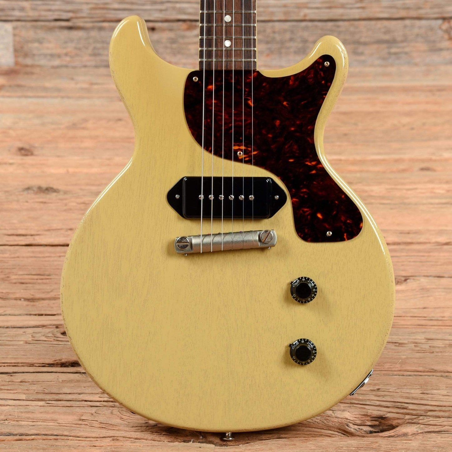 Gibson Custom 1958 LP Jr Reissue Lightly Aged TV Yellow 2017 Electric Guitars / Solid Body