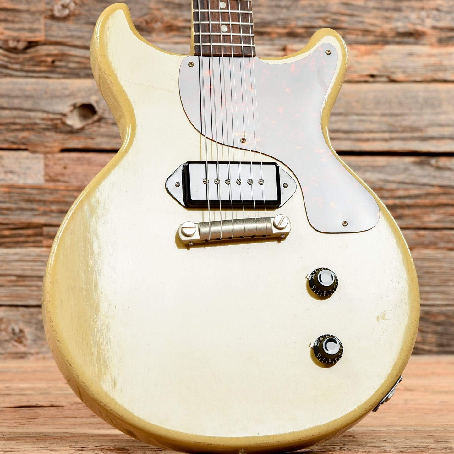 Gibson Custom 1958 LP Jr Reissue Lightly Aged TV Yellow 2017 Electric Guitars / Solid Body