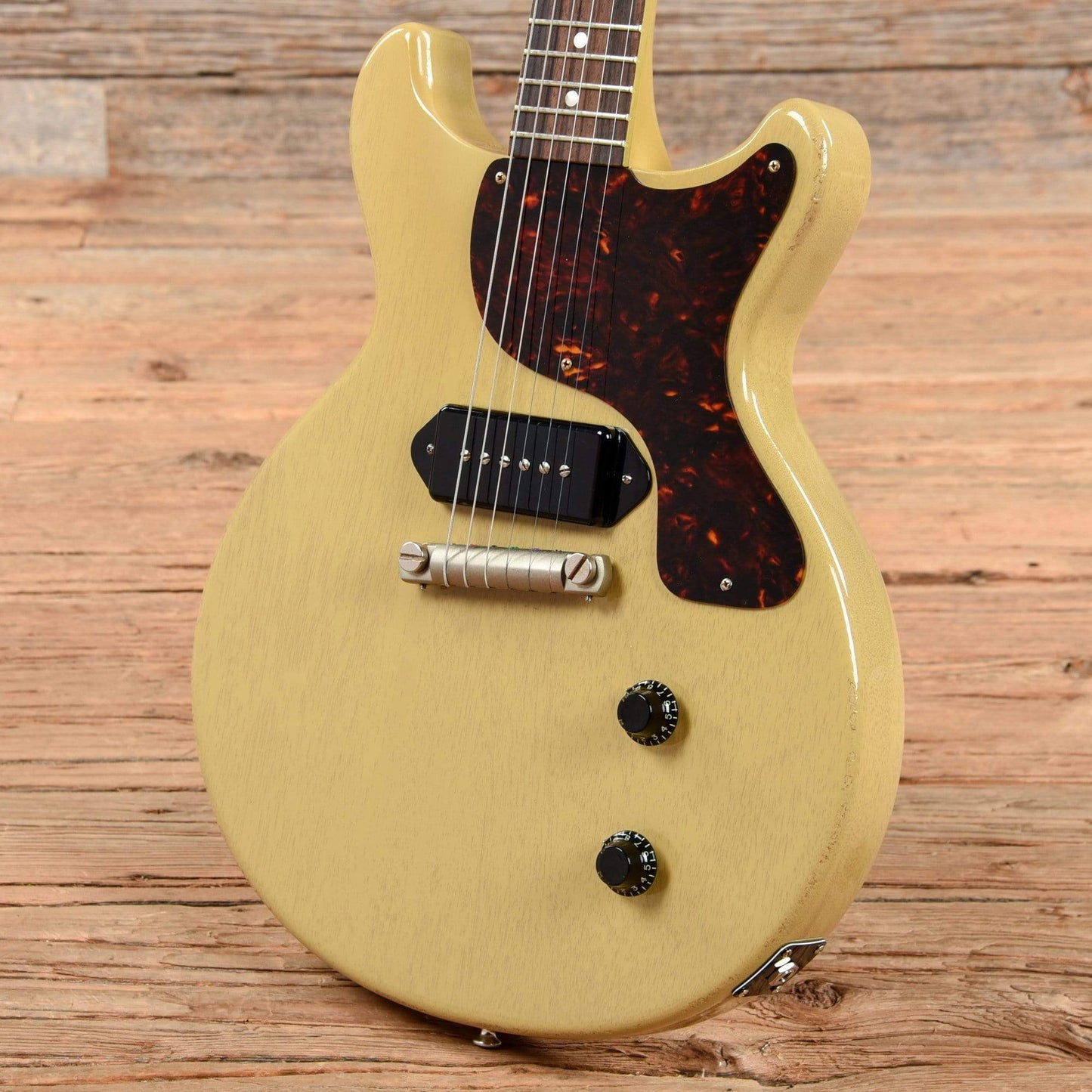 Gibson Custom 1958 LP Jr Reissue Lightly Aged TV Yellow 2017 Electric Guitars / Solid Body