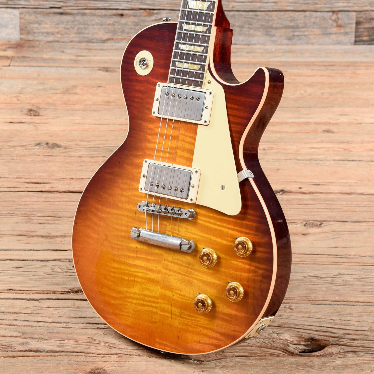 Gibson Custom 1958 LP Standard "CME Spec" Light Aged NH w/59 Carmelita Neck Slow Iced Tea Fade 2019 Electric Guitars / Solid Body