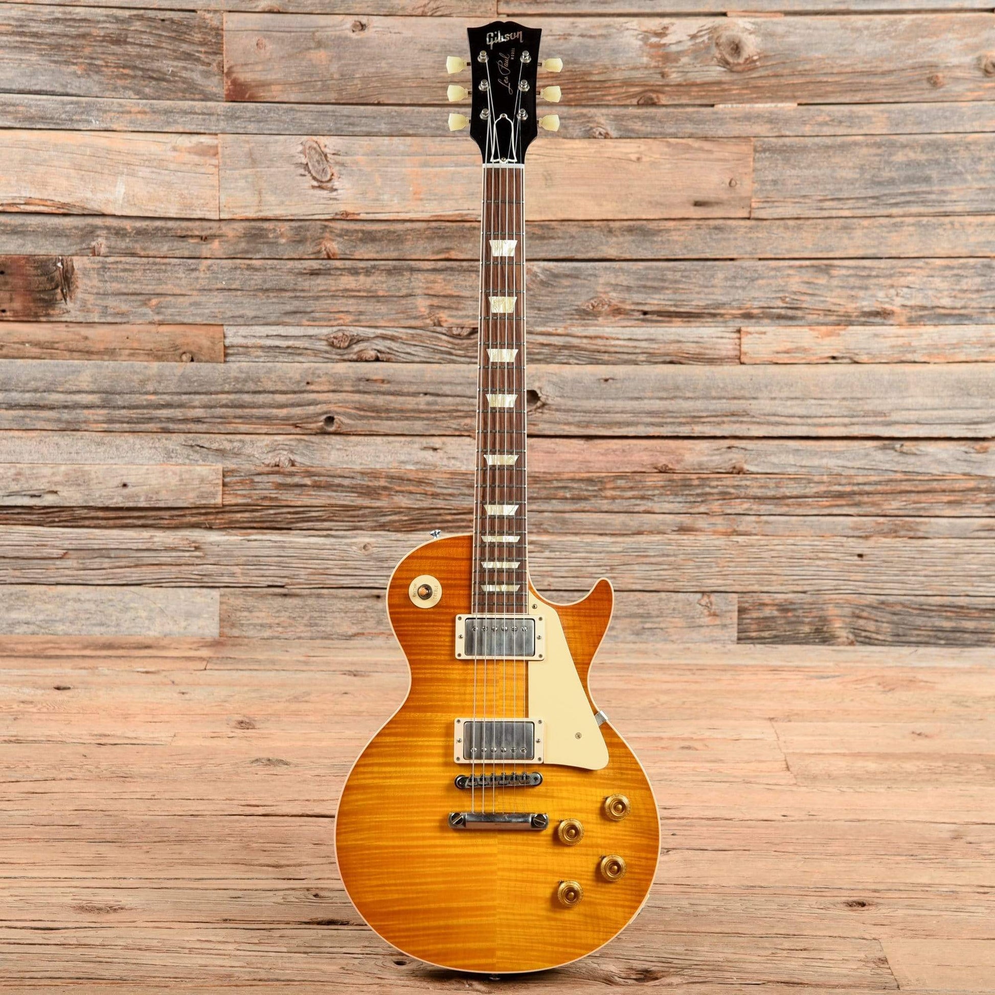 Gibson Custom 1958 LP Standard "CME Spec" Plain Top VOS Amber 2019 Electric Guitars / Solid Body