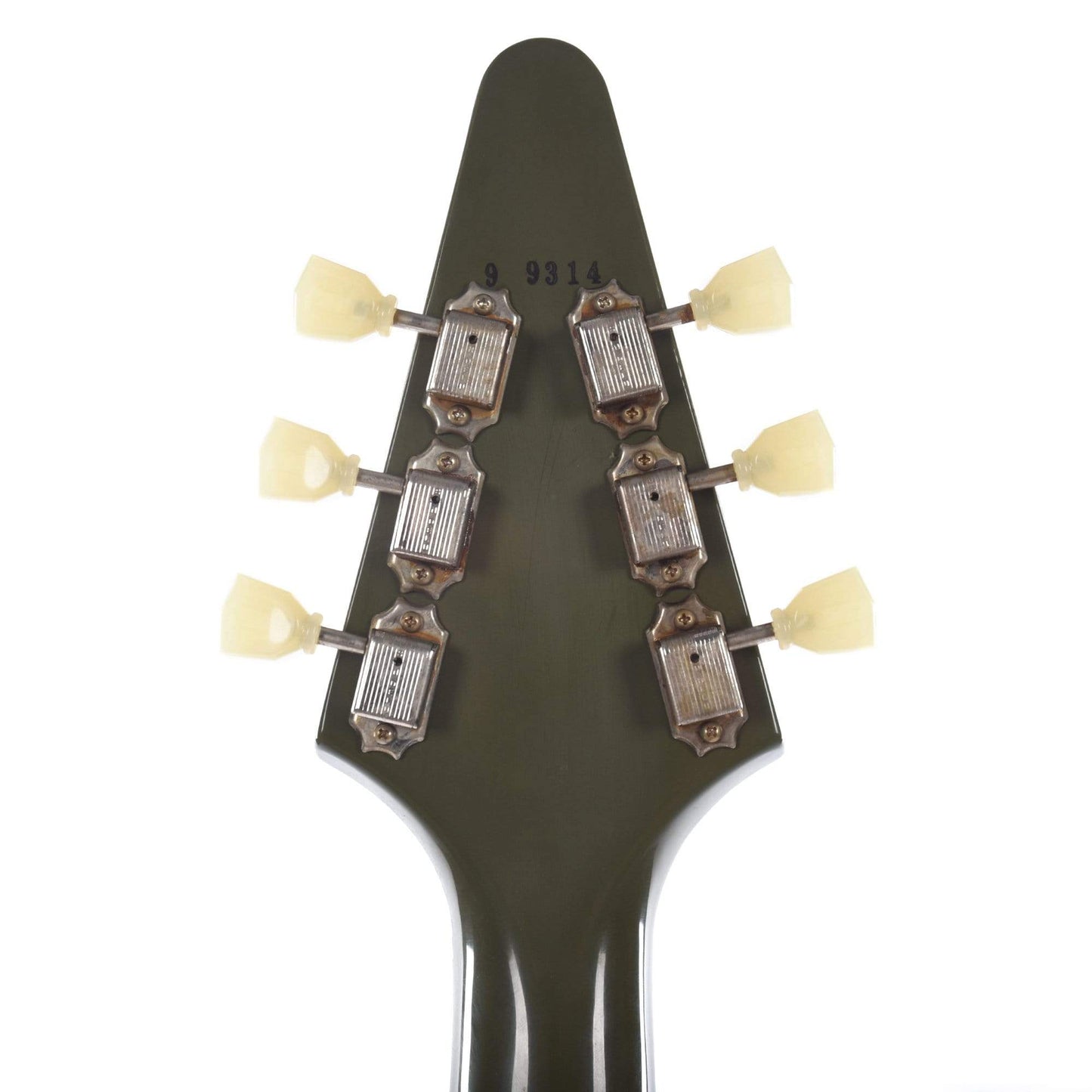 Gibson Custom 1959 Flying V Mahogany Olive Drab VOS Electric Guitars / Solid Body