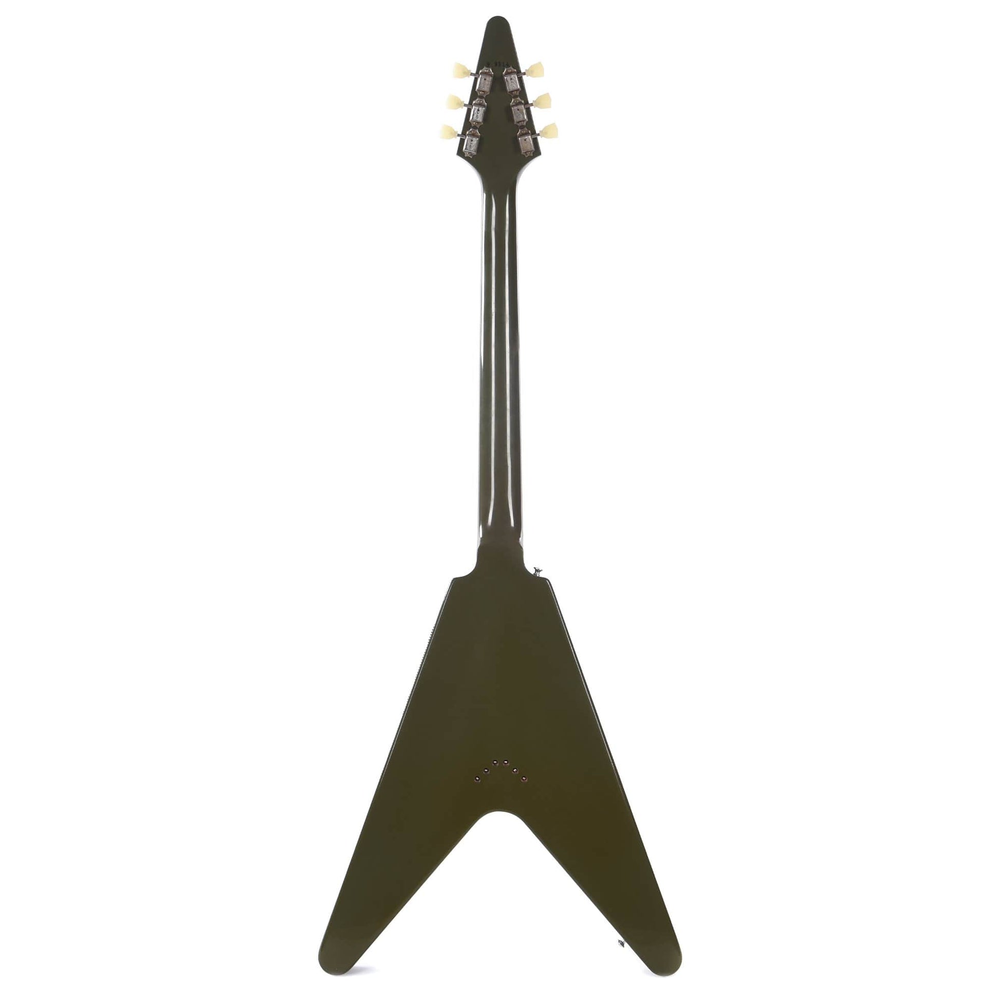 Gibson Custom 1959 Flying V Mahogany Olive Drab VOS Electric Guitars / Solid Body