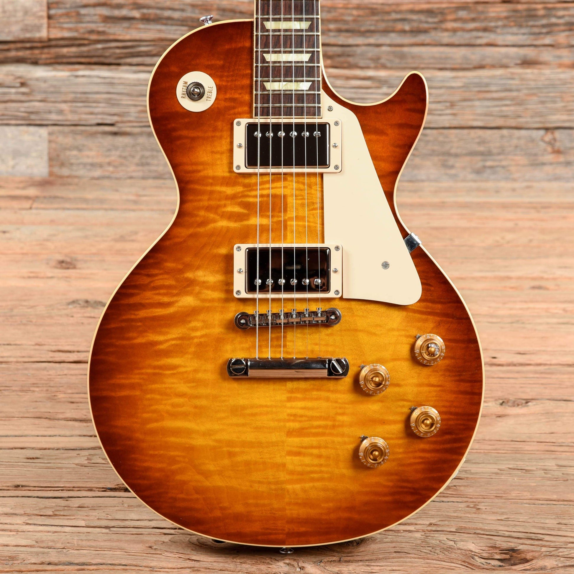 Gibson Custom 1959 Les Paul Standard Chambered Reissue Sunburst 2014 Electric Guitars / Solid Body