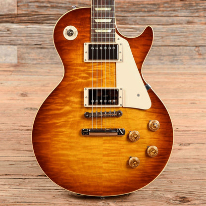 Gibson Custom 1959 Les Paul Standard Chambered Reissue Sunburst 2014 Electric Guitars / Solid Body