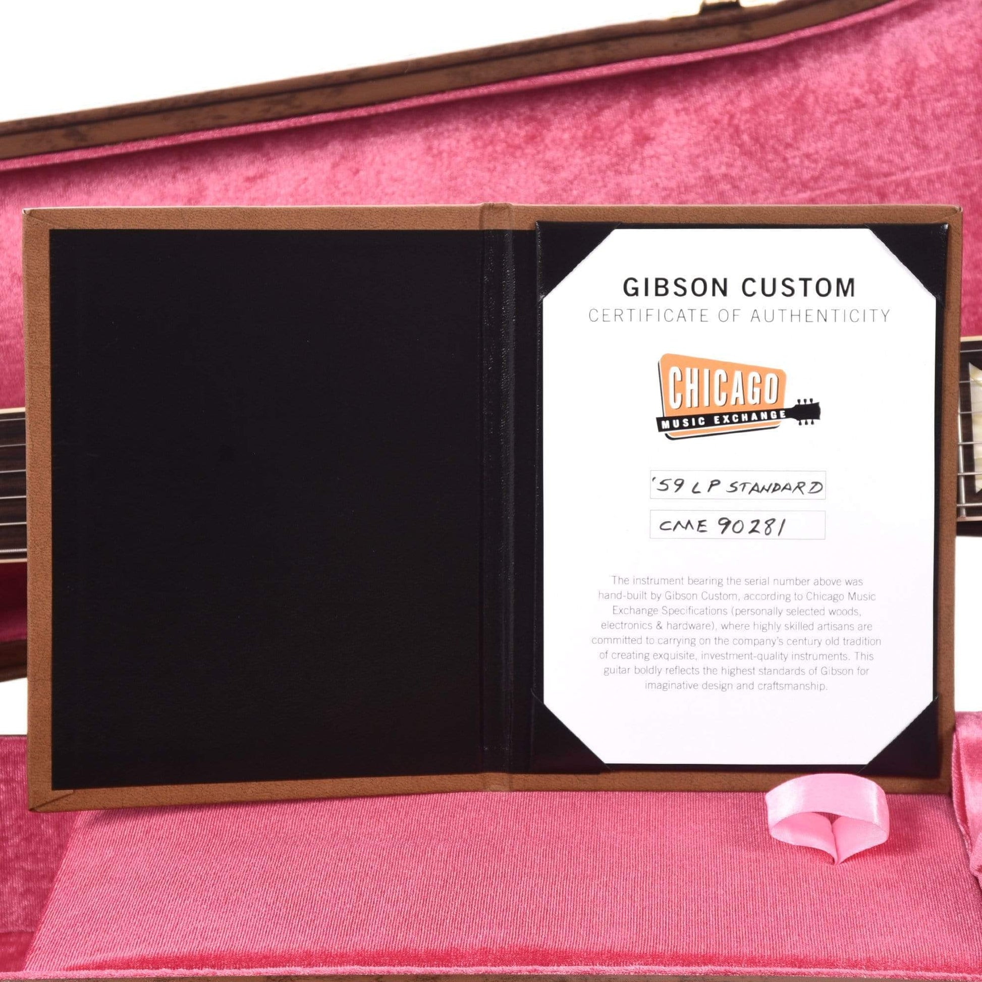 Gibson Custom 1959 Les Paul Standard "CME Spec" Amber VOS w/59 Carmelita Neck Electric Guitars / Solid Body