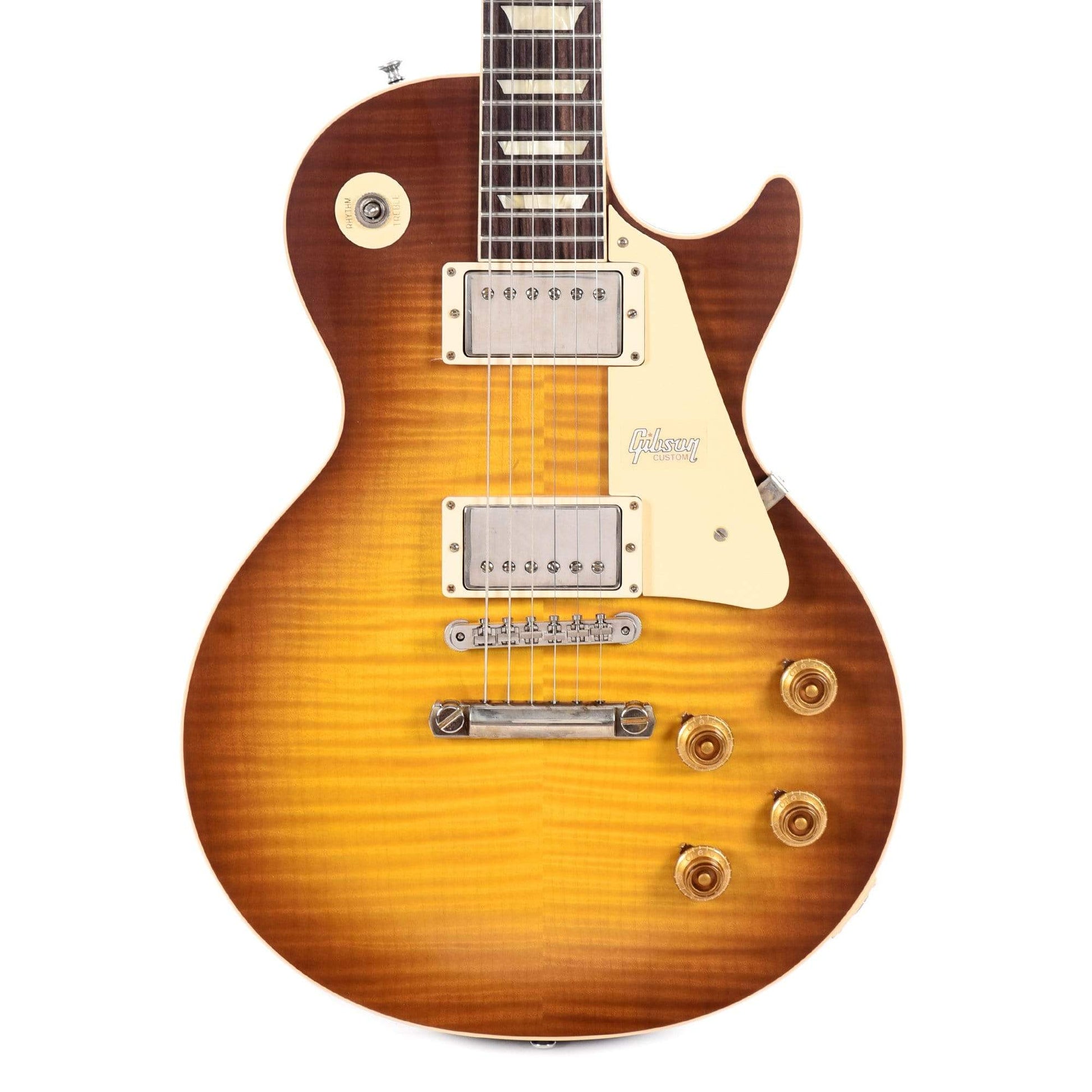 Gibson Custom 1959 Les Paul Standard "CME Spec" Amber VOS w/59 Carmelita Neck Electric Guitars / Solid Body