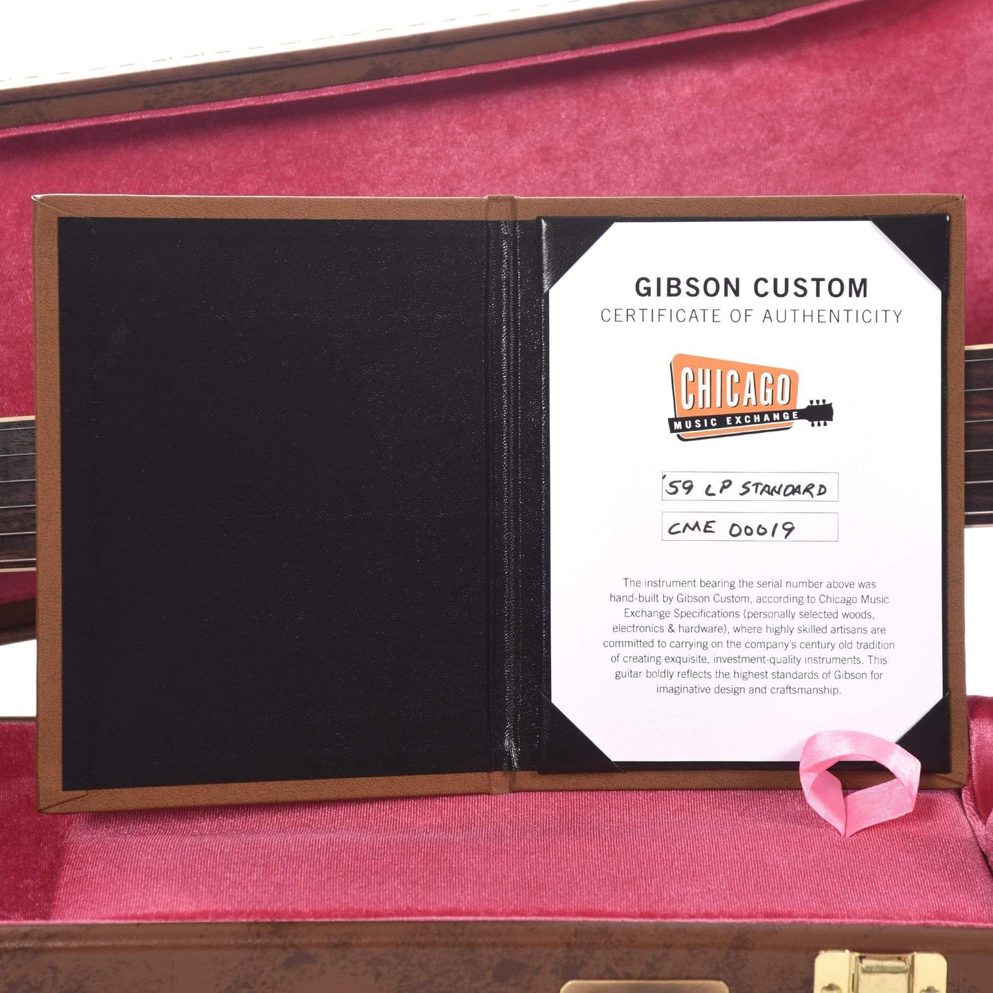 Gibson Custom 1959 Les Paul Standard "CME Spec" Cherry Tea Burst VOS w/59 Carmelita Neck Electric Guitars / Solid Body