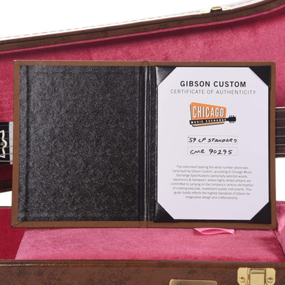 Gibson Custom 1959 Les Paul Standard "CME Spec" Cherry Tea Burst VOS w/59 Carmelita Neck Electric Guitars / Solid Body