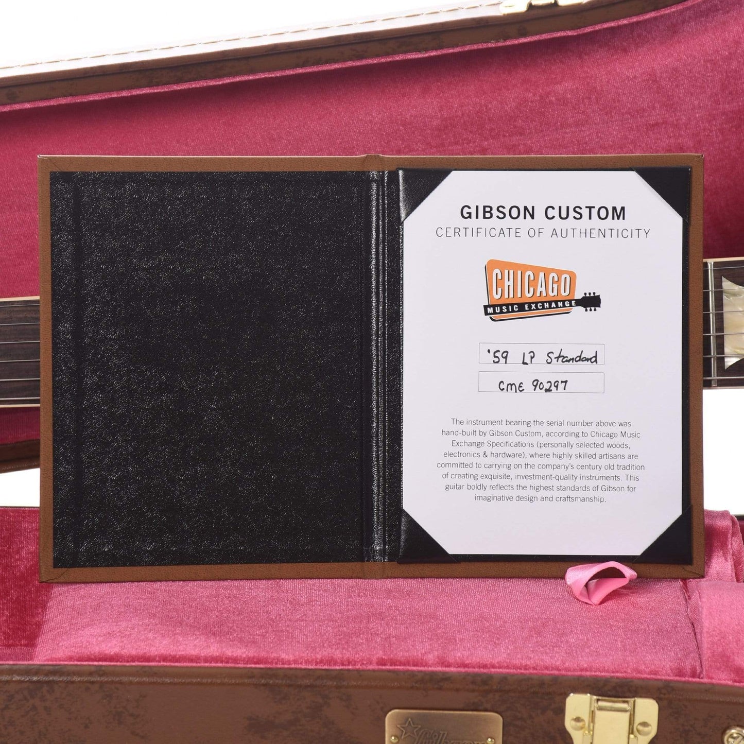 Gibson Custom 1959 Les Paul Standard "CME Spec" Cherry Tea Burst VOS w/59 Carmelita Neck Electric Guitars / Solid Body