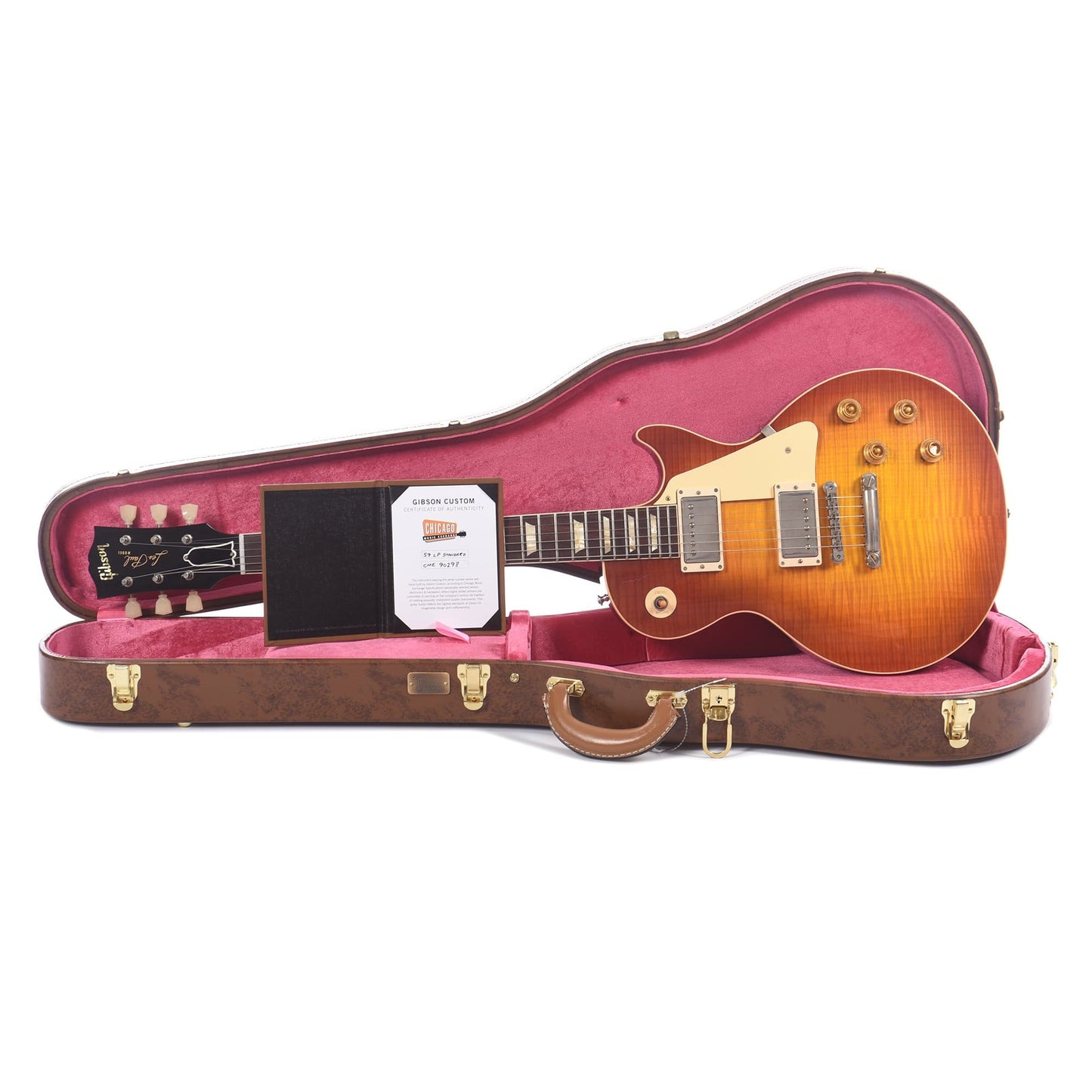 Gibson Custom 1959 Les Paul Standard "CME Spec" Cherry Tea Burst VOS w/59 Carmelita Neck Electric Guitars / Solid Body