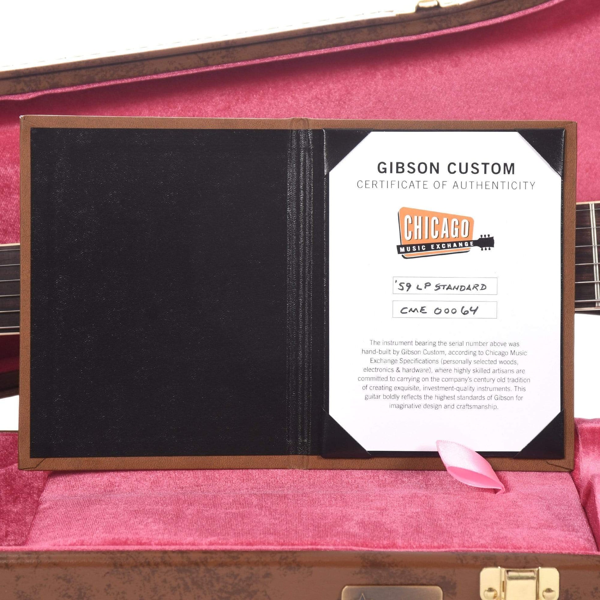 Gibson Custom 1959 Les Paul Standard "CME Spec" Slow Iced Tea Fade VOS w/59 Carmelita Neck Electric Guitars / Solid Body