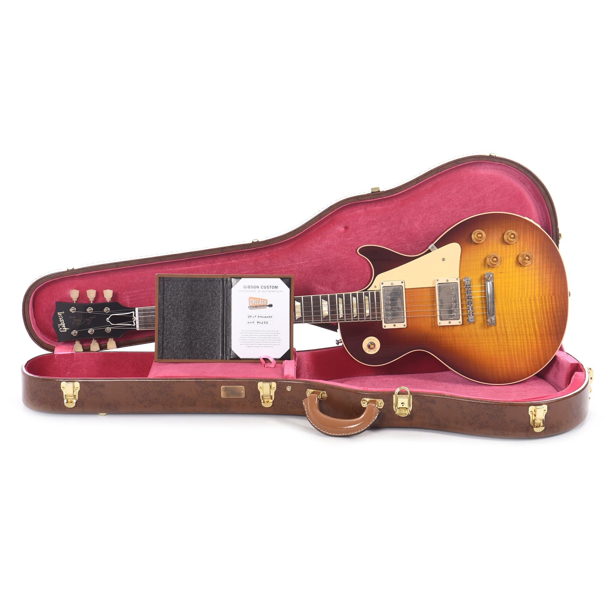 Gibson Custom 1959 Les Paul Standard "CME Spec" Slow Iced Tea Fade VOS w/59 Carmelita Neck Electric Guitars / Solid Body