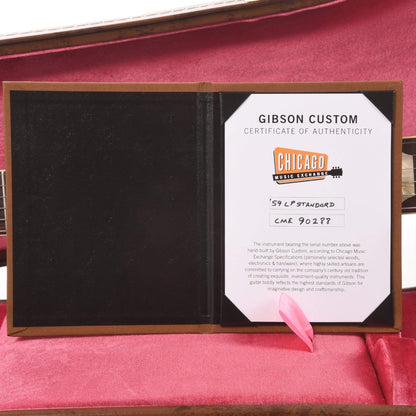 Gibson Custom 1959 Les Paul Standard "CME Spec" Slow Iced Tea Fade VOS w/59 Carmelita Neck Electric Guitars / Solid Body