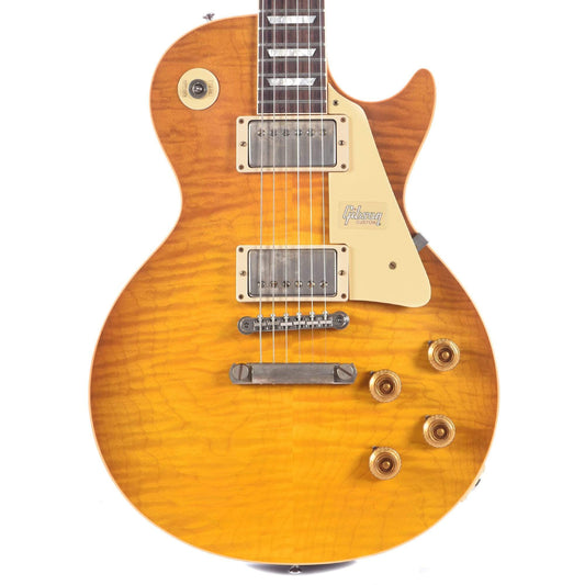 Gibson Custom 1959 Les Paul Standard Honey Lemon Fade VOS Electric Guitars / Solid Body