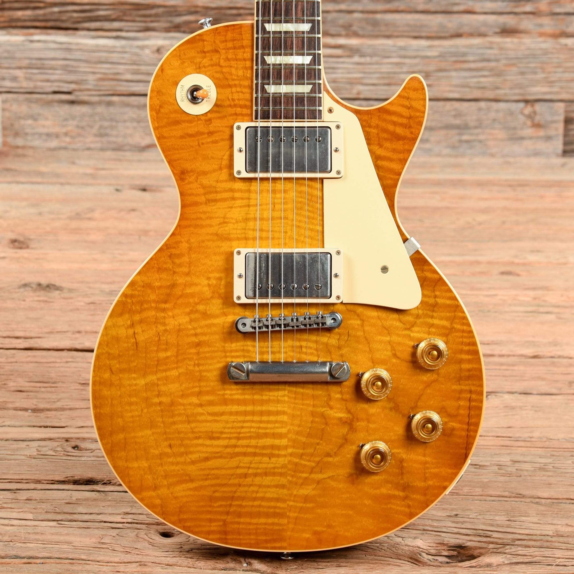 Gibson Custom 1959 Les Paul Standard Reissue Brown Lemon 2019 Electric Guitars / Solid Body