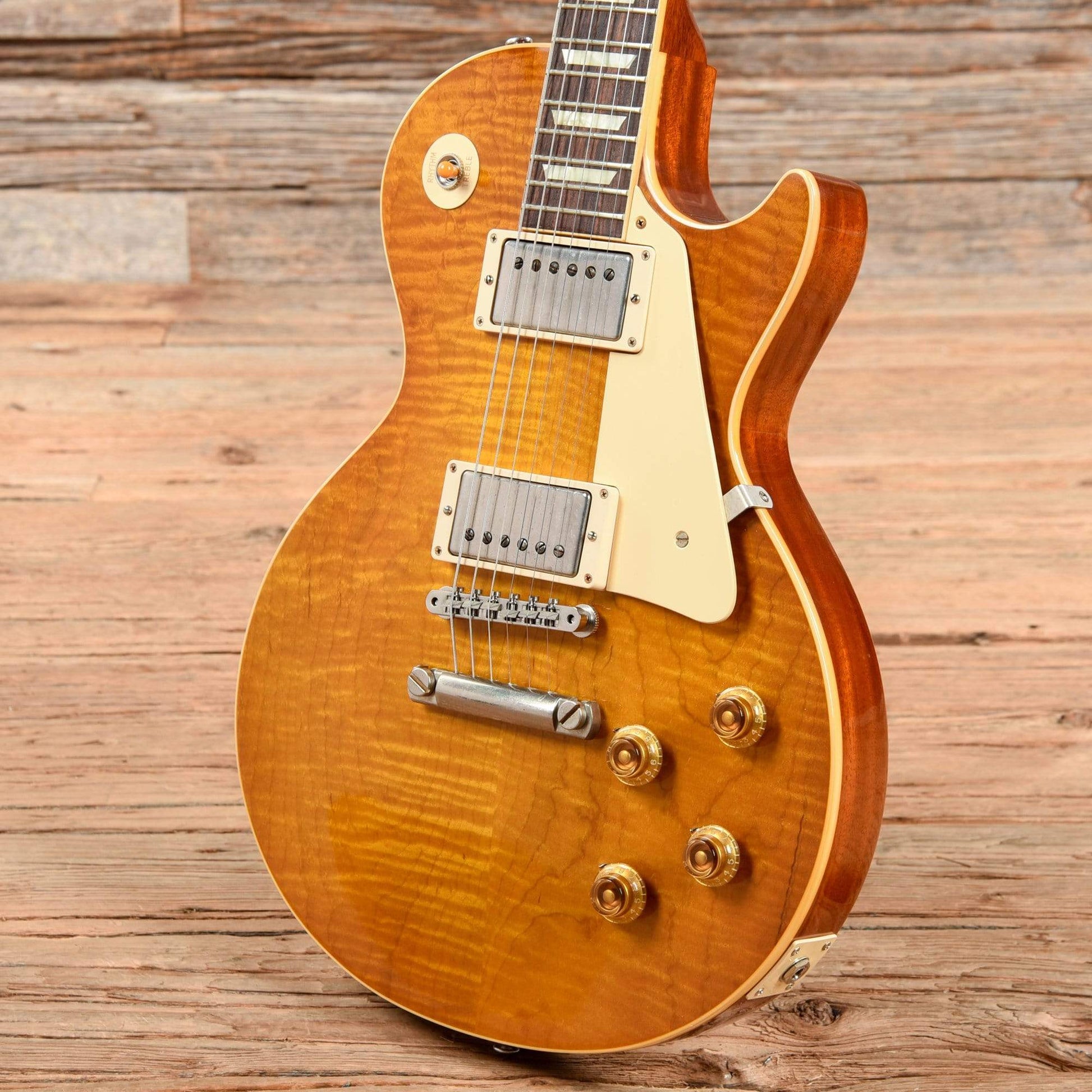 Gibson Custom 1959 Les Paul Standard Reissue Brown Lemon 2019 Electric Guitars / Solid Body