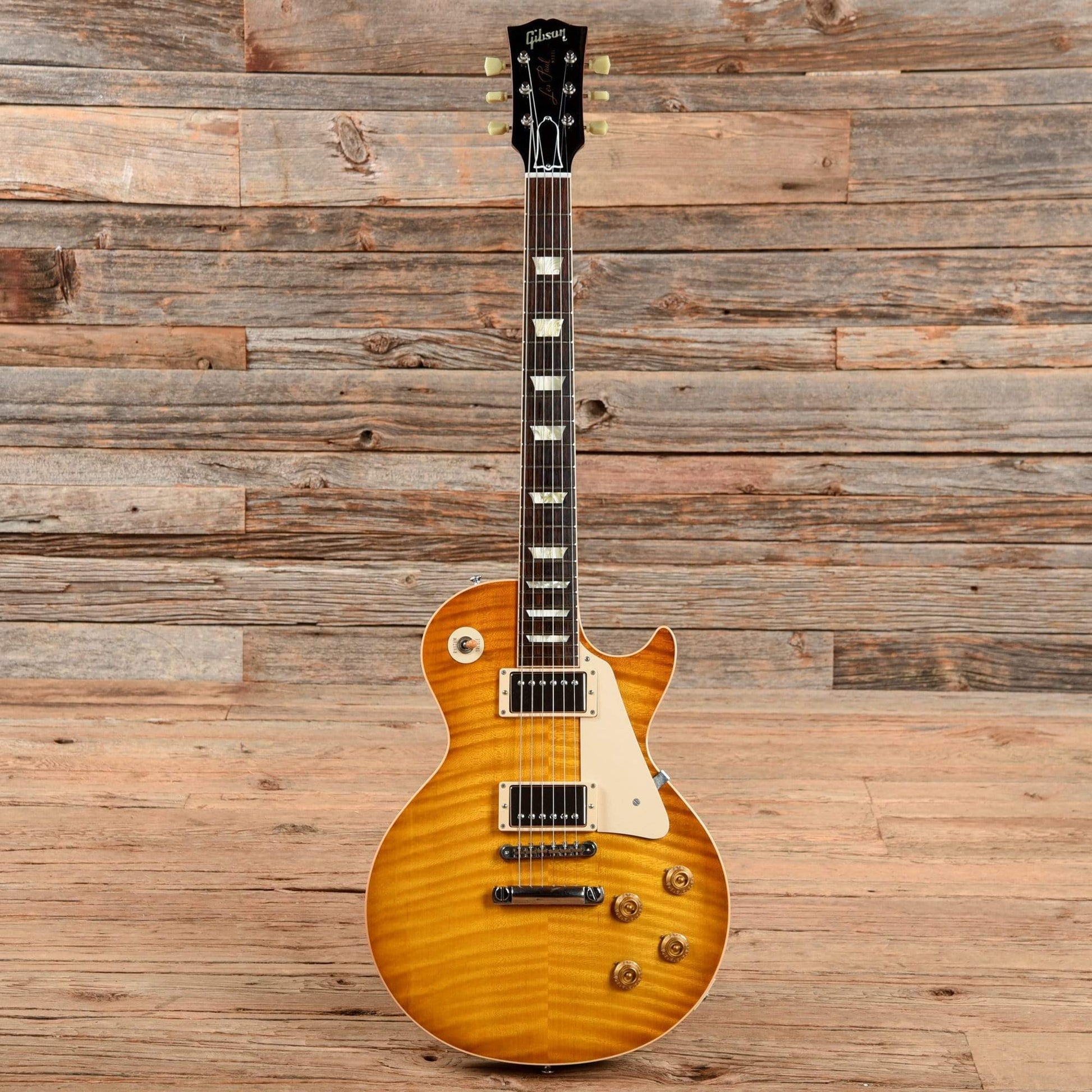 Gibson Custom 1959 Les Paul Standard Reissue Lemon Burst 2011 Electric Guitars / Solid Body