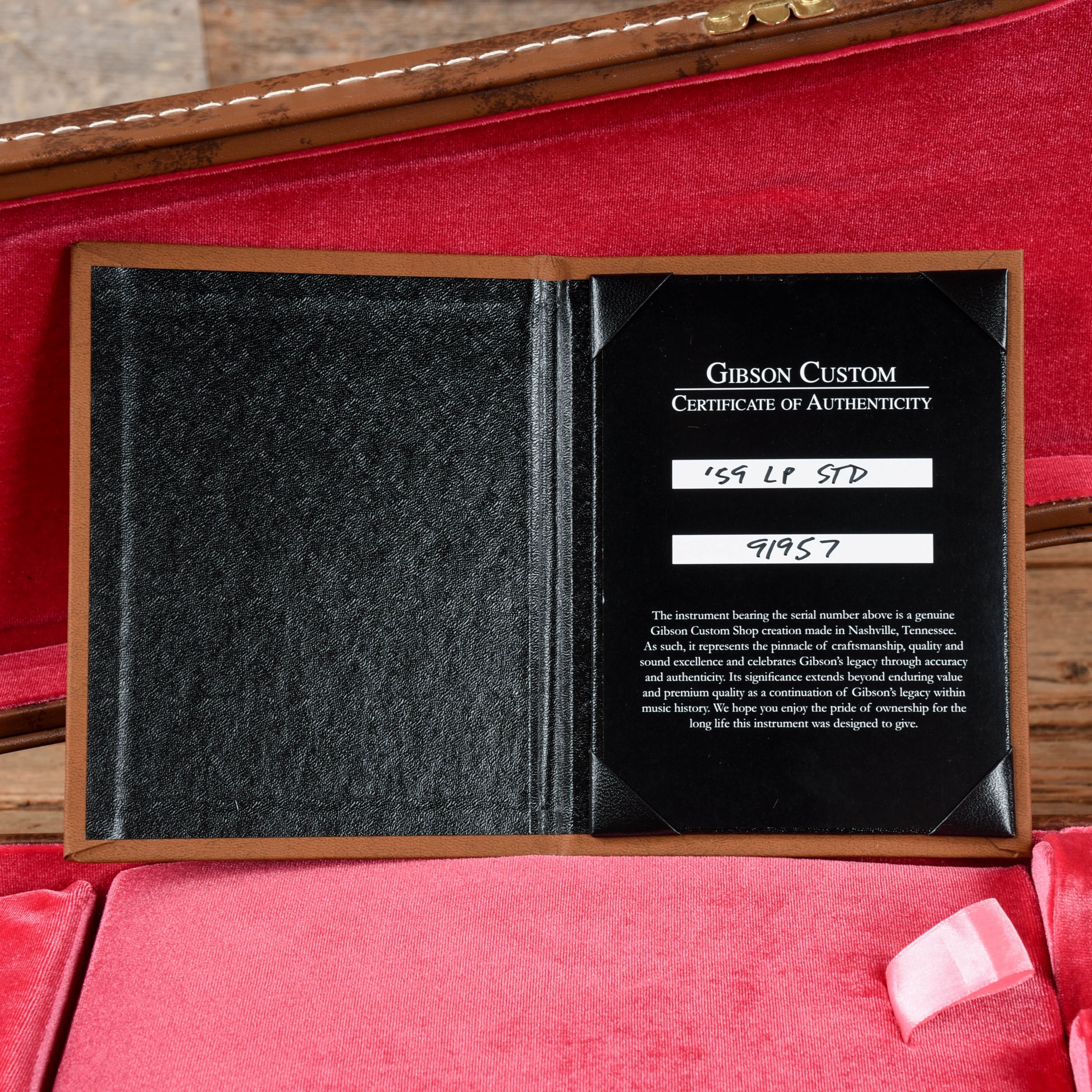 Gibson Custom 1959 Les Paul Standard Reissue Sunburst 2021 Electric Guitars / Solid Body