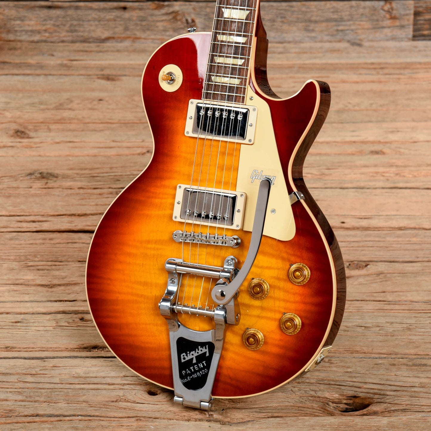 Gibson Custom 1959 Les Paul Standard Reissue Washed Cherry Sunburst 2020 Electric Guitars / Solid Body