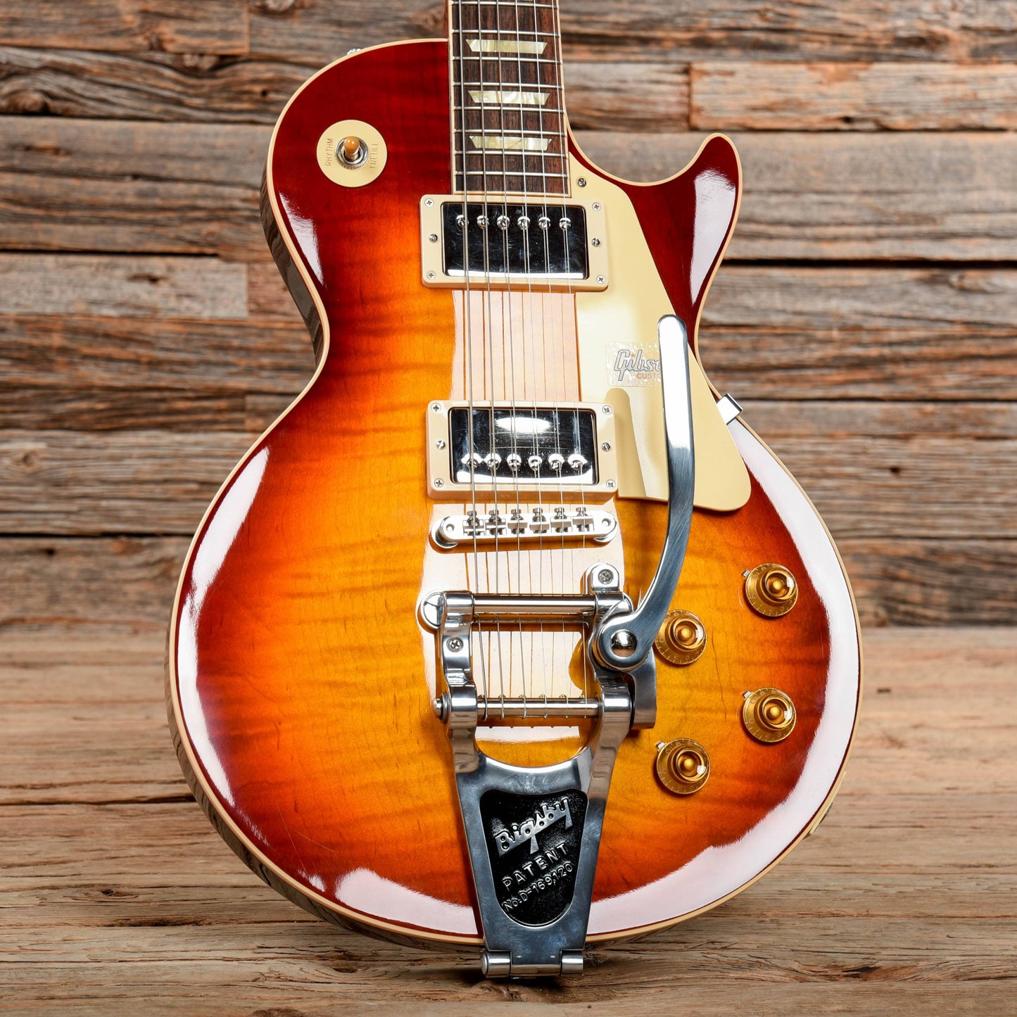 Gibson Custom 1959 Les Paul Standard Reissue Washed Cherry Sunburst 2020 Electric Guitars / Solid Body