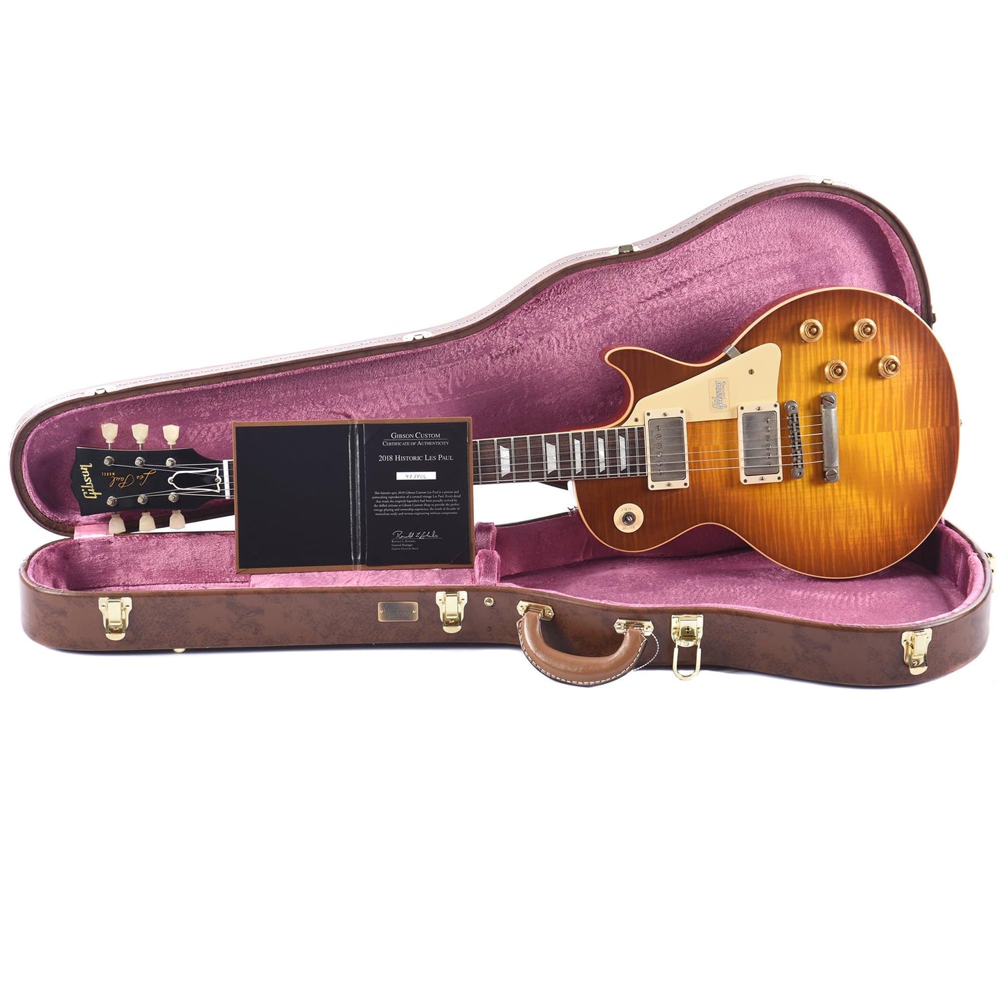 Gibson Custom 1959 Les Paul Standard Royal Teaburst VOS Electric Guitars / Solid Body