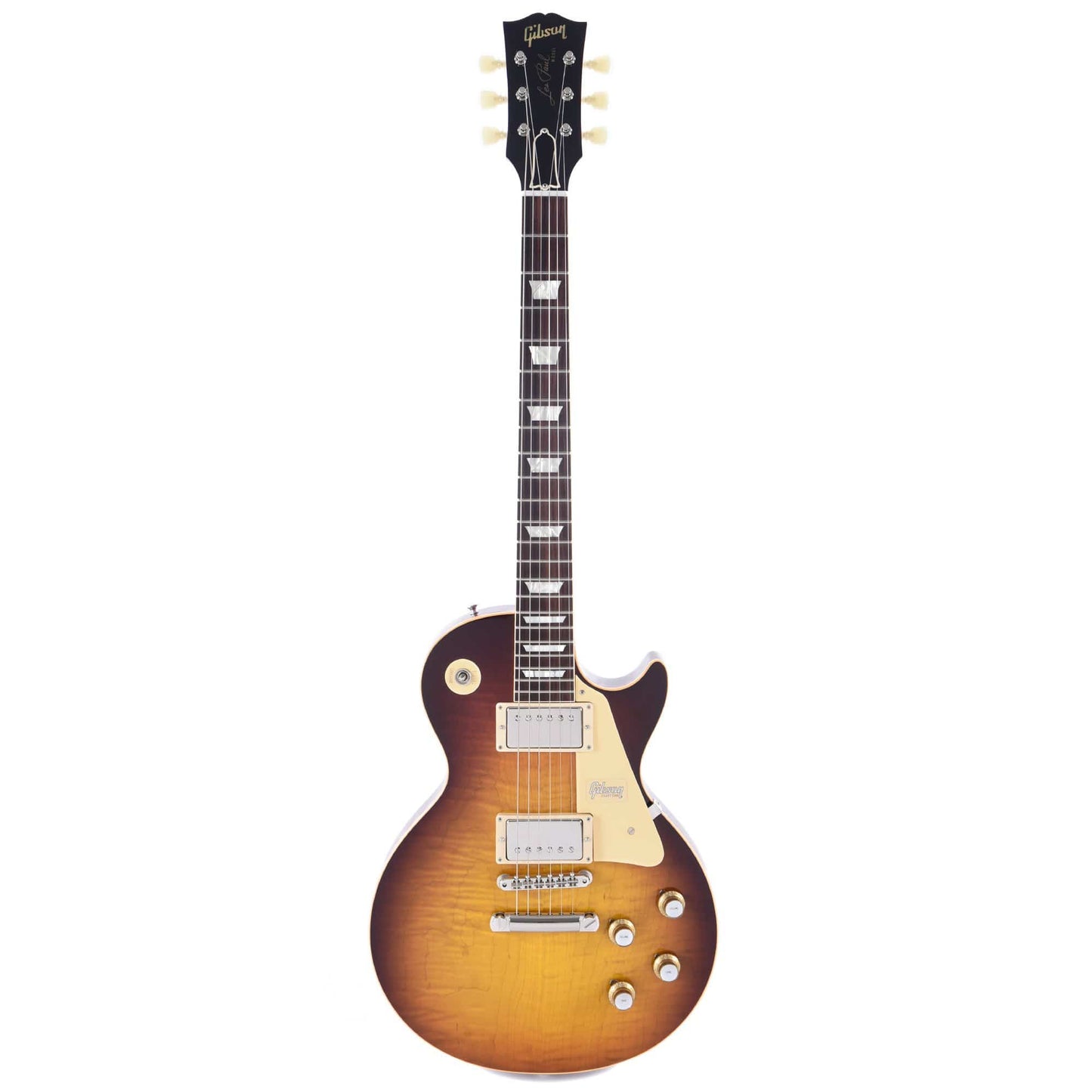 Gibson Custom 1960 Les Paul Standard Dark Bourbon Fade Gloss Electric Guitars / Solid Body