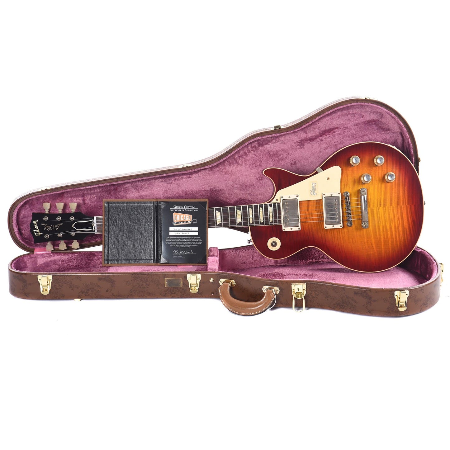 Gibson Custom 1960 Les Paul Standard Reissue Factory Burst VOS Electric Guitars / Solid Body