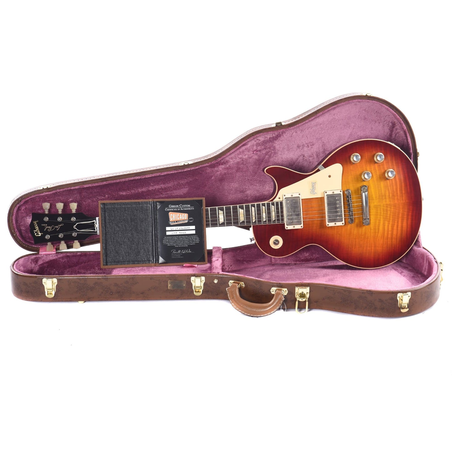 Gibson Custom 1960 Les Paul Standard Reissue Factory Burst VOS Electric Guitars / Solid Body