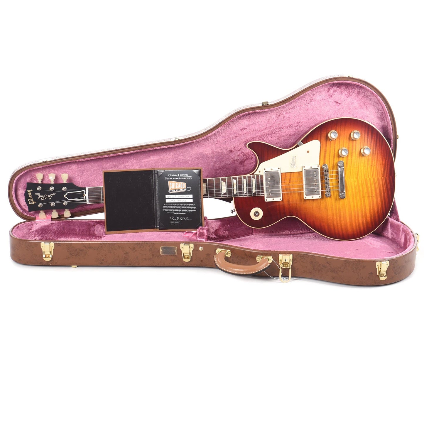 Gibson Custom 1960 Les Paul Standard Reissue Factory Burst VOS Electric Guitars / Solid Body