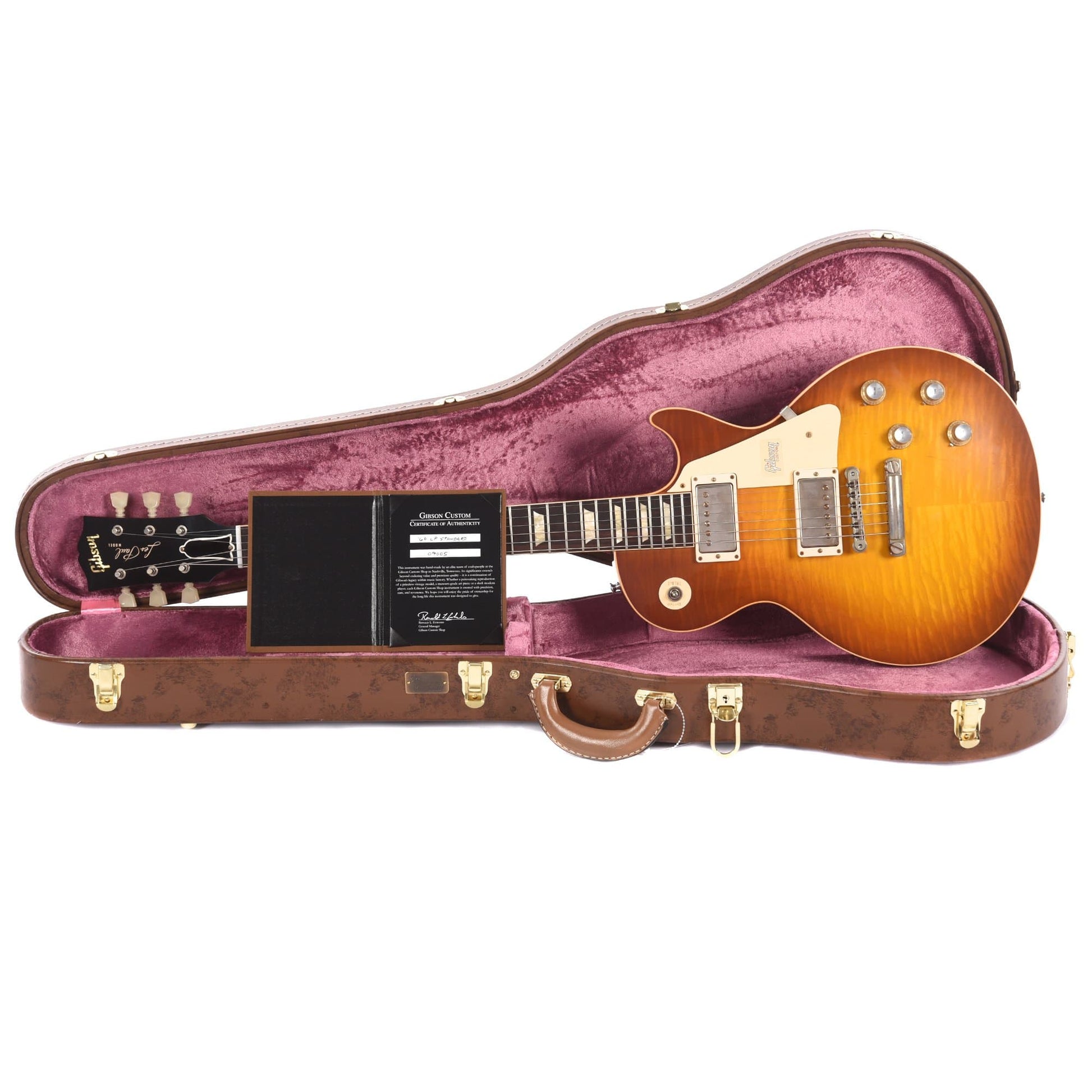 Gibson Custom 1960 Les Paul Standard Reissue Iced Tea Burst VOS Electric Guitars / Solid Body