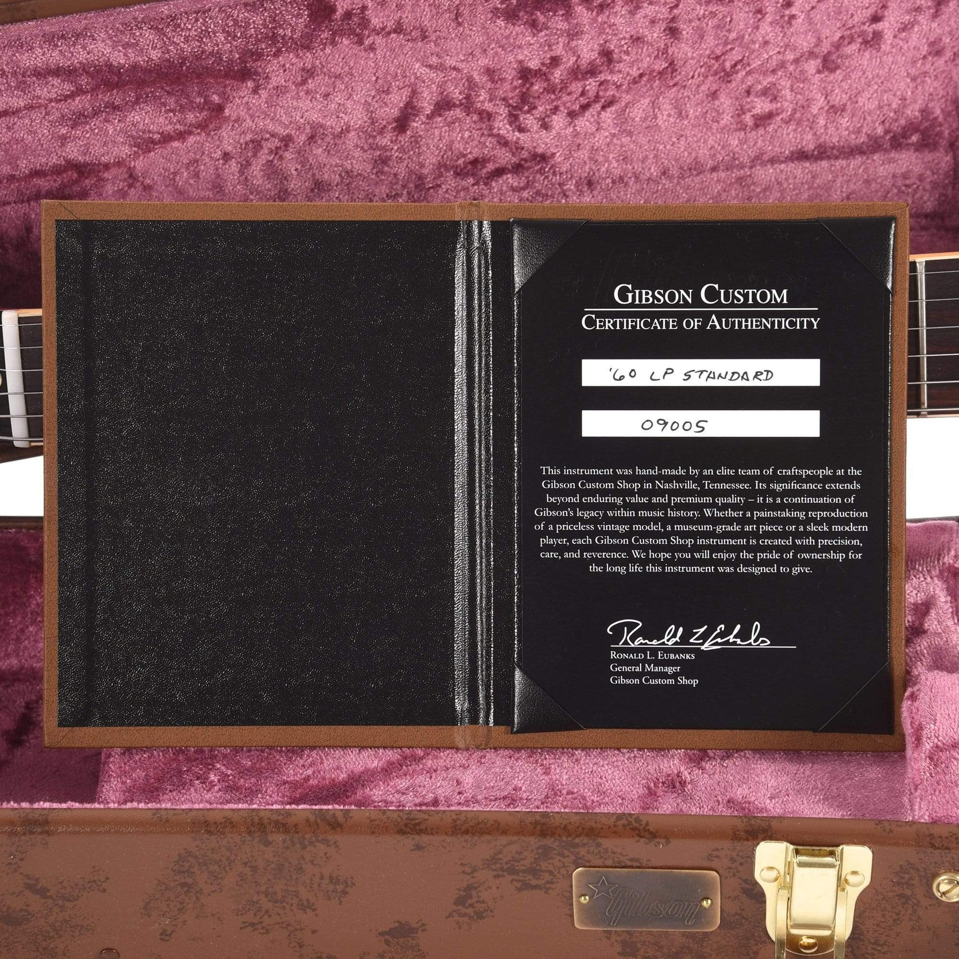 Gibson Custom 1960 Les Paul Standard Reissue Iced Tea Burst VOS Electric Guitars / Solid Body