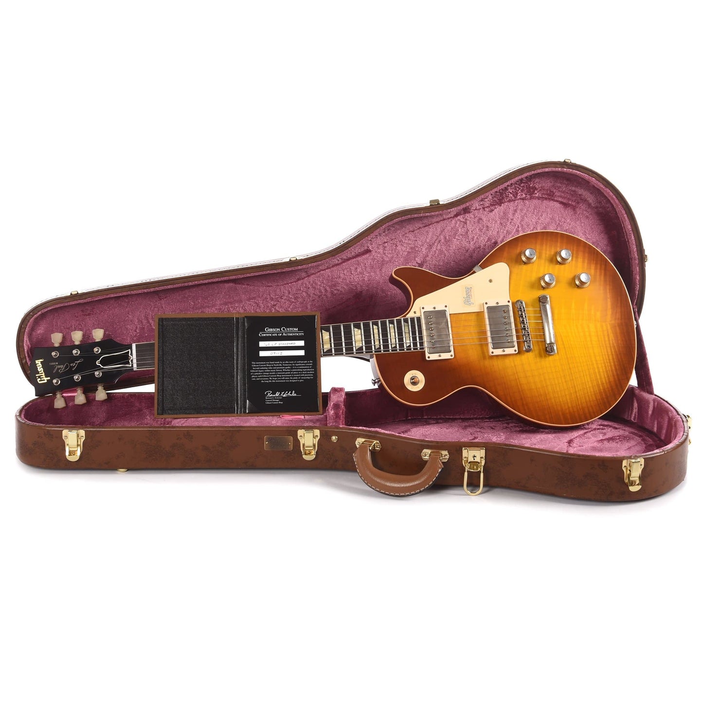 Gibson Custom 1960 Les Paul Standard Reissue Iced Tea Burst VOS Electric Guitars / Solid Body