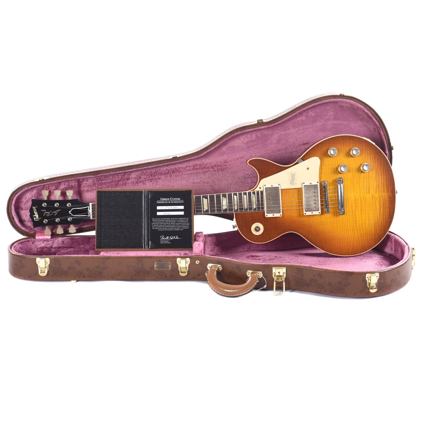 Gibson Custom 1960 Les Paul Standard Reissue Iced Tea Burst VOS Electric Guitars / Solid Body