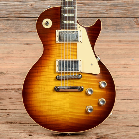 Gibson Custom 1960 Les Paul Standard Reissue VOS Iced Tea Burst 2021 Electric Guitars / Solid Body