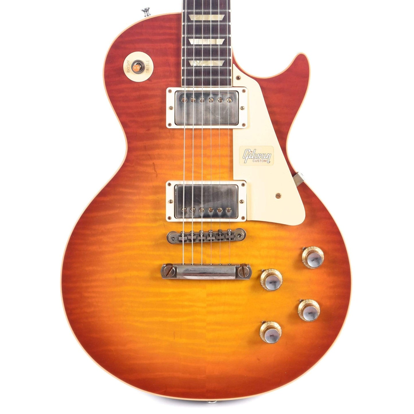 Gibson Custom 1960 Les Paul Standard Reissue Washed Cherry Sunburst VOS Electric Guitars / Solid Body