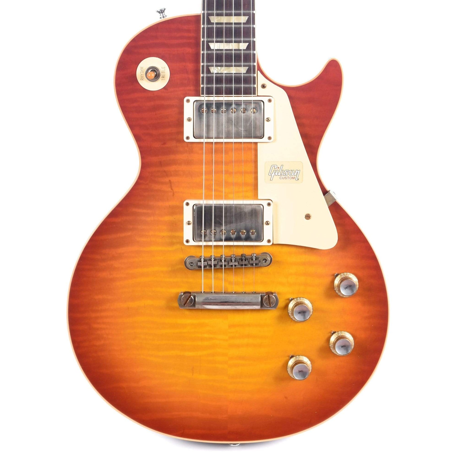 Gibson Custom 1960 Les Paul Standard Reissue Washed Cherry Sunburst VOS Electric Guitars / Solid Body