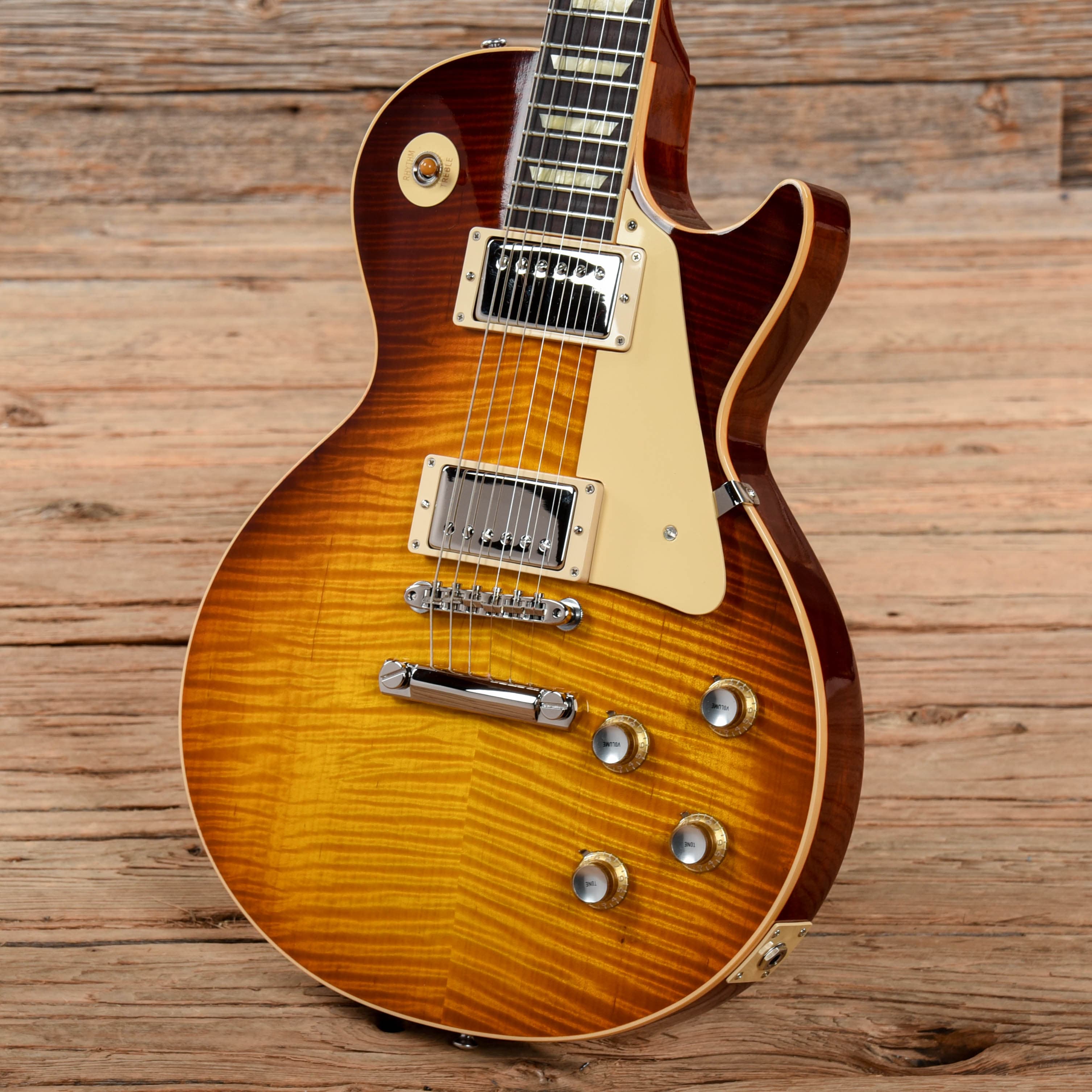 Gibson Custom 1960 Les Paul Standard Reissue Wildwood Spec Sunburst 2019 Electric Guitars / Solid Body