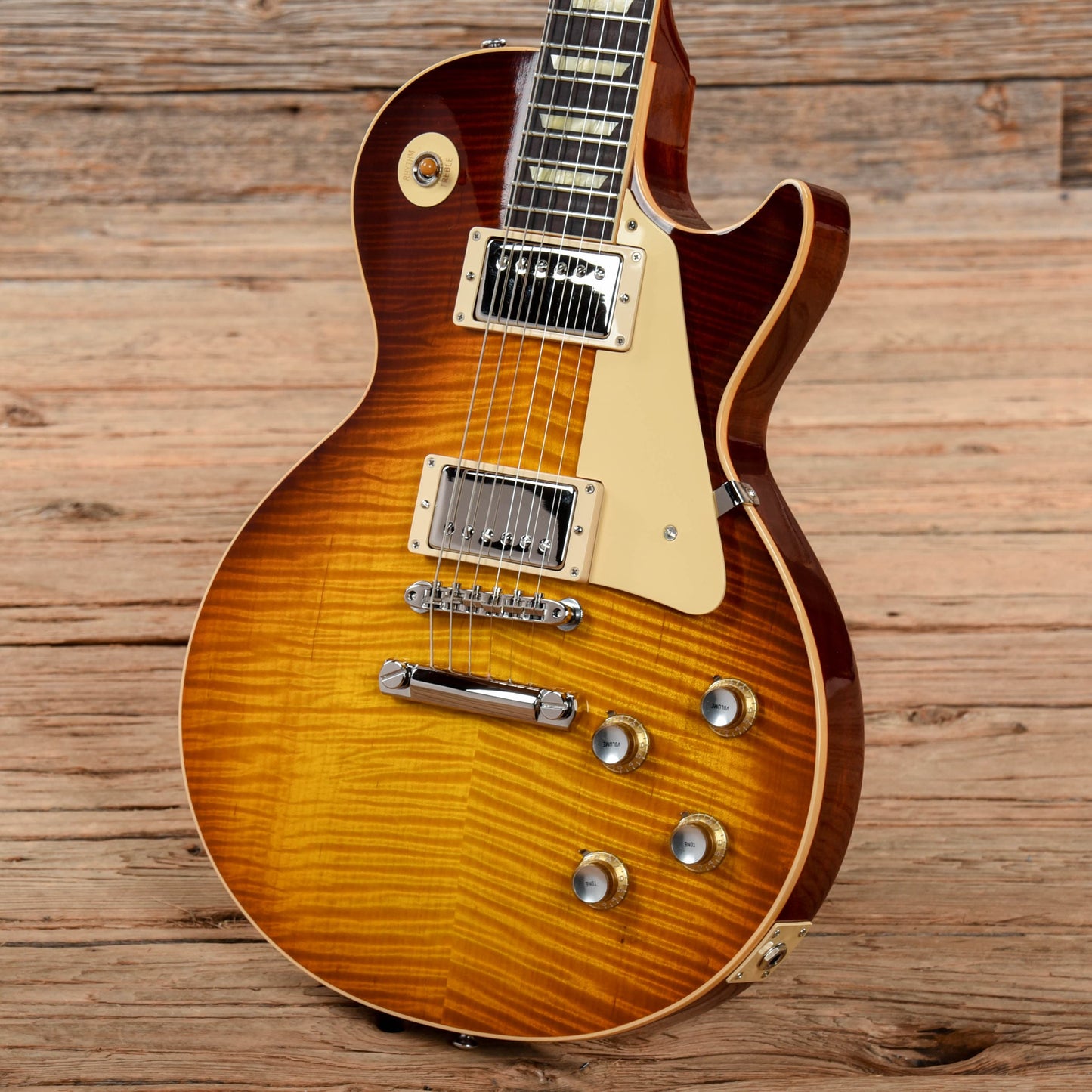 Gibson Custom 1960 Les Paul Standard Reissue Wildwood Spec Sunburst 2019 Electric Guitars / Solid Body