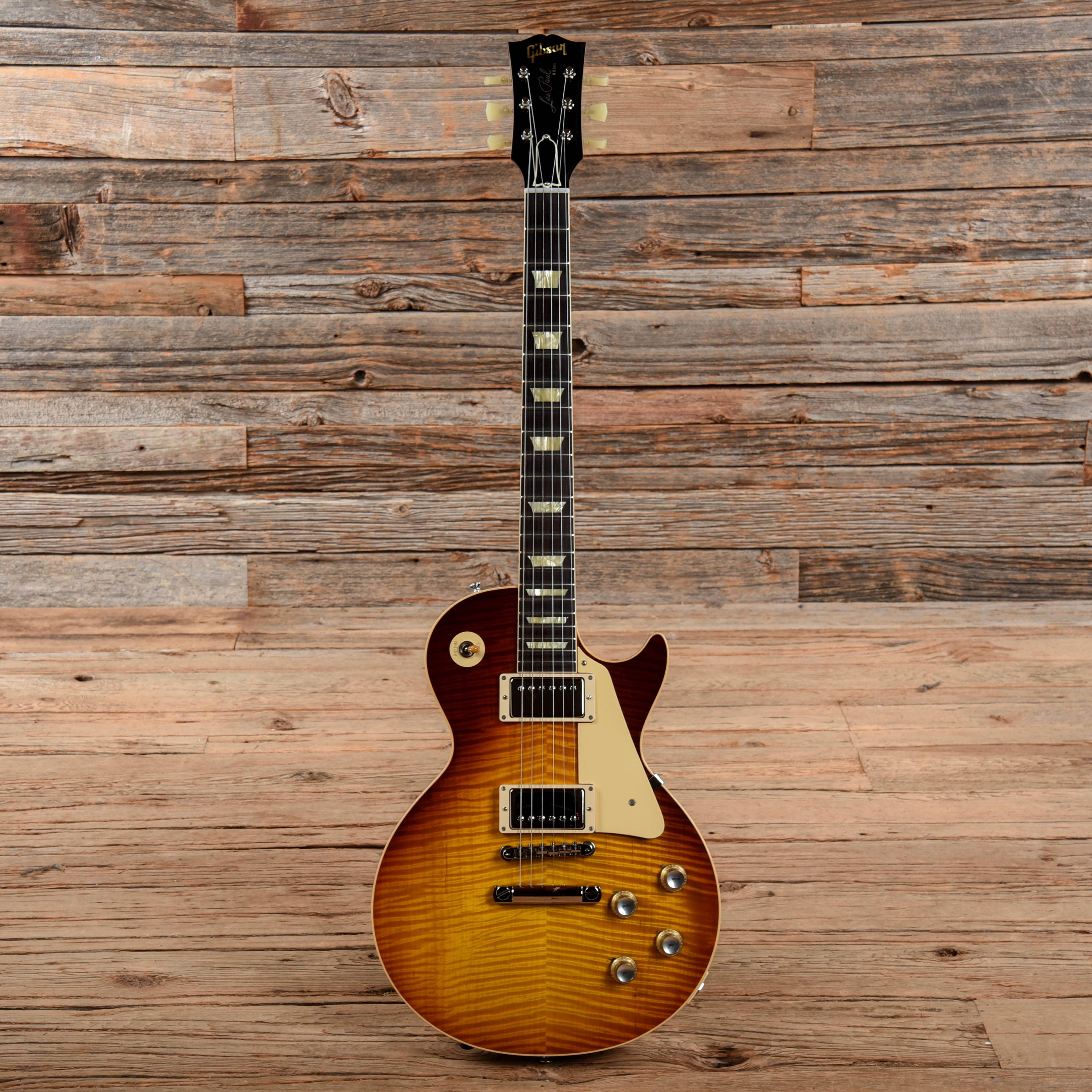 Gibson Custom 1960 Les Paul Standard Reissue Wildwood Spec Sunburst 2019 Electric Guitars / Solid Body