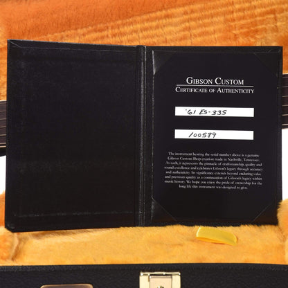 Gibson Custom 1961 ES-335 Reissue Vintage Burst VOS Electric Guitars / Solid Body