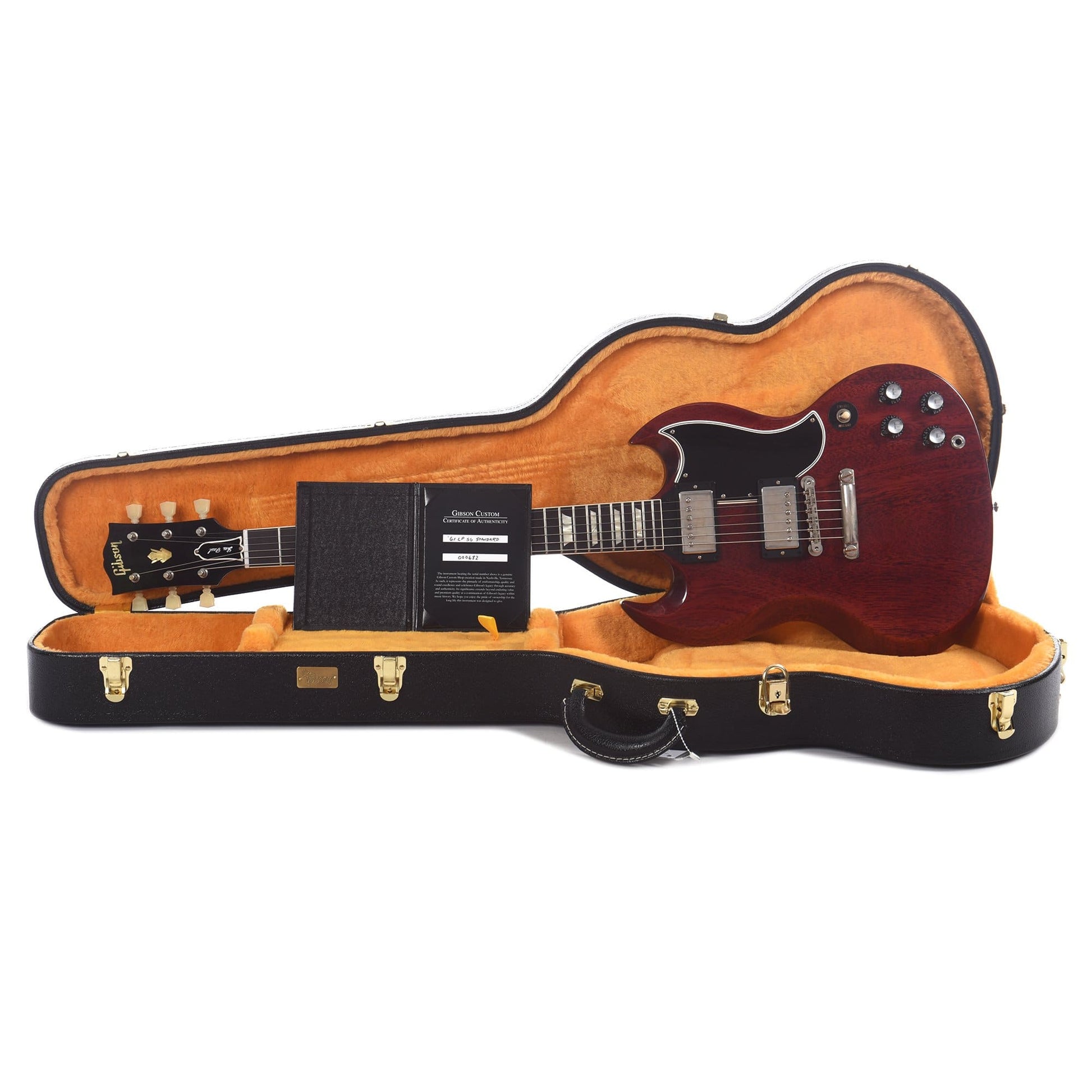 Gibson Custom 1961 Les Paul SG Standard Reissue Cherry Red VOS w/Stop Bar Electric Guitars / Solid Body