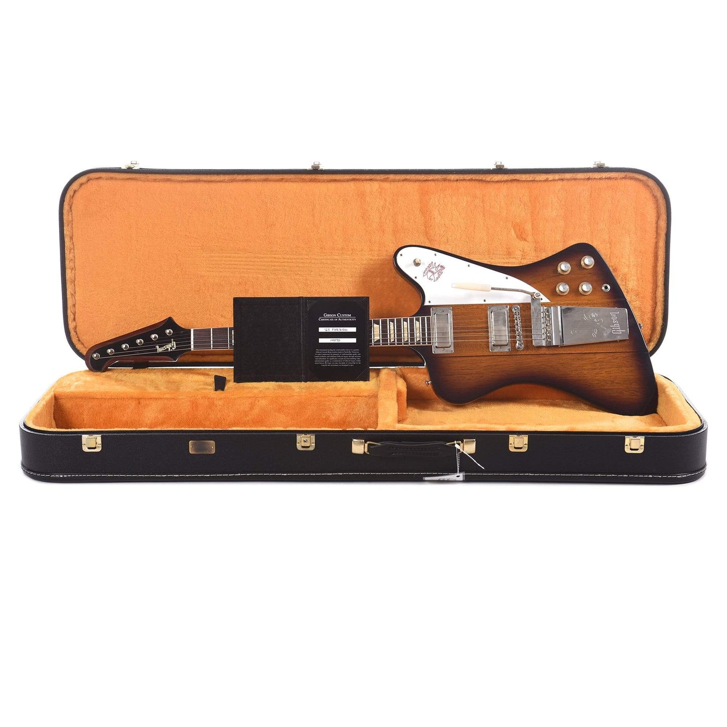Gibson Custom 1963 Firebird V Vintage Sunburst VOS w/Maestro Vibrola Electric Guitars / Solid Body