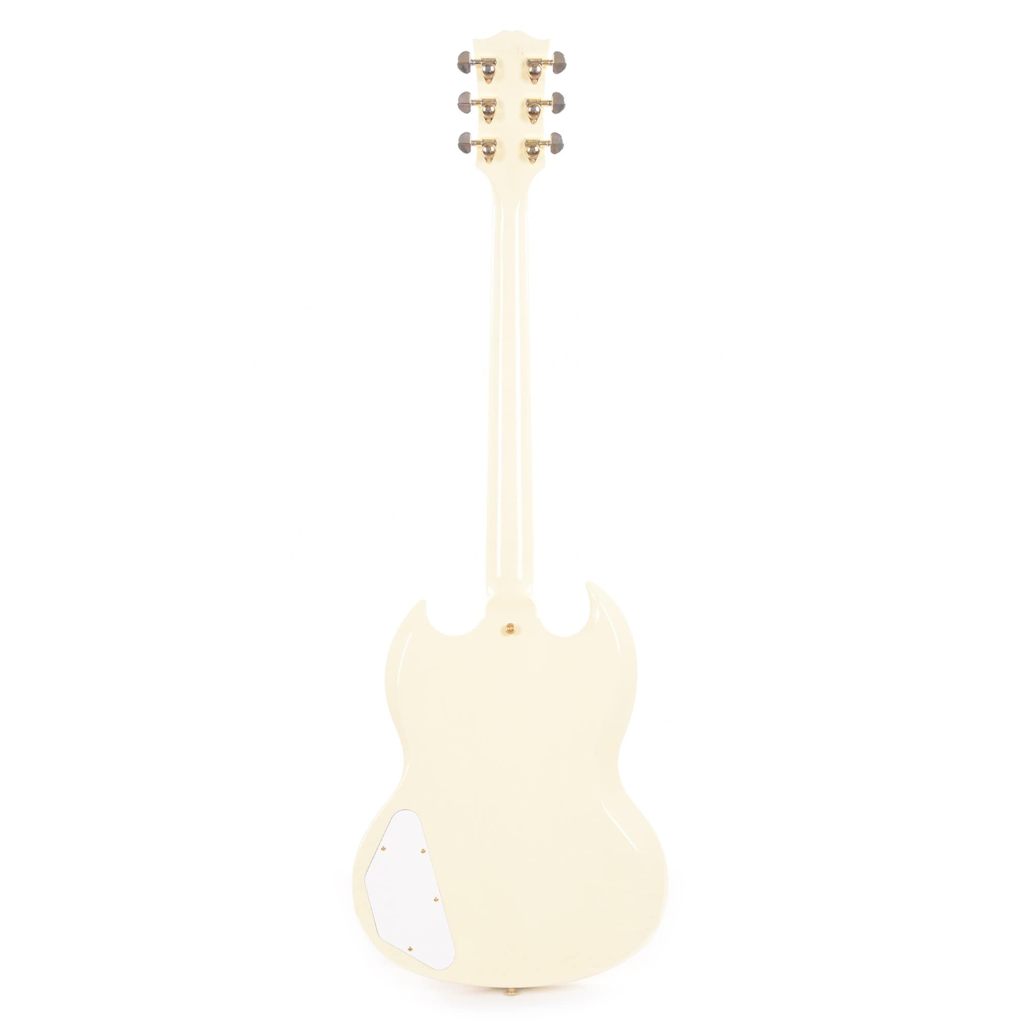 Gibson Custom 1963 Les Paul SG Custom Reissue w/Maestro Classic White VOS Electric Guitars / Solid Body