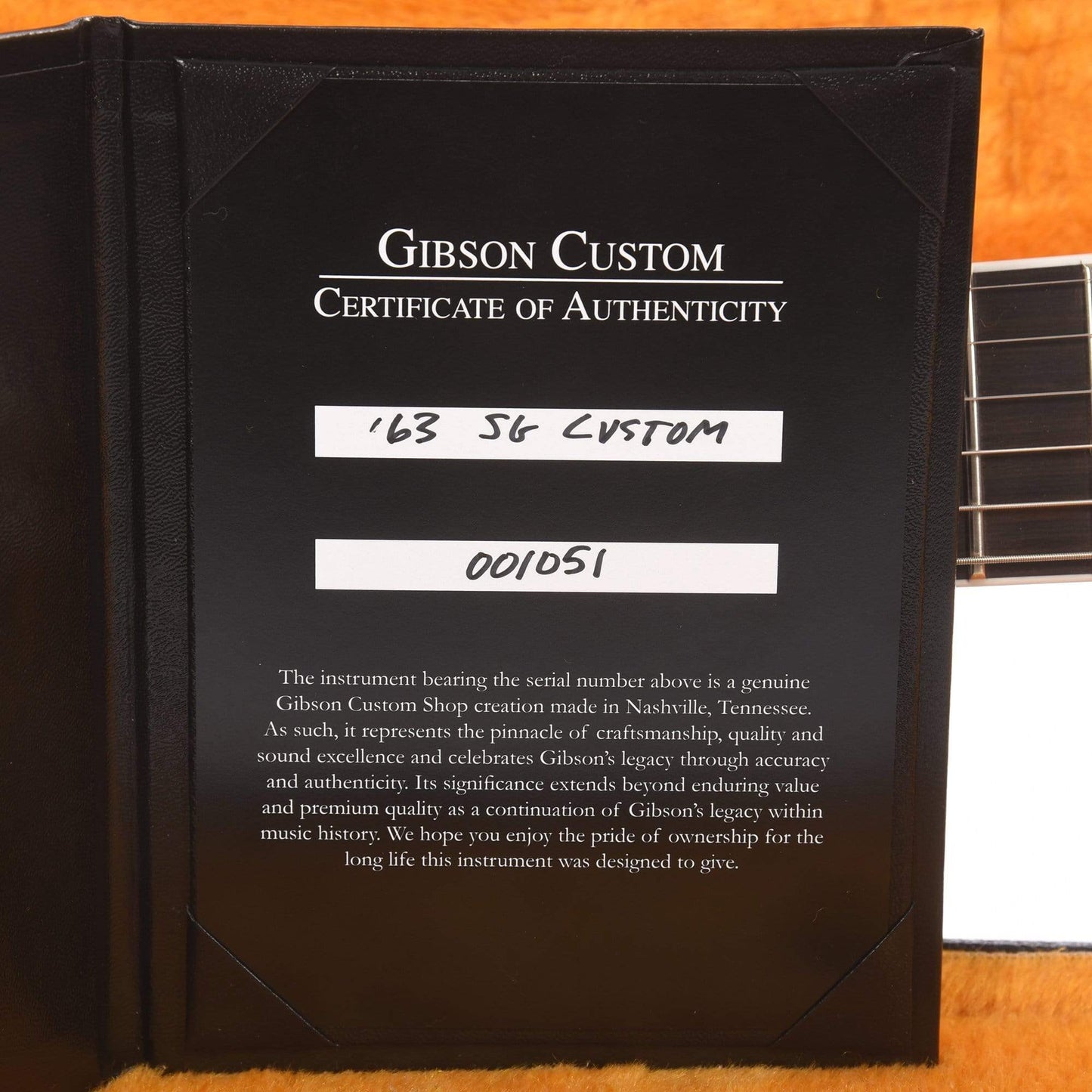 Gibson Custom 1963 Les Paul SG Custom Reissue w/Maestro Classic White VOS Electric Guitars / Solid Body