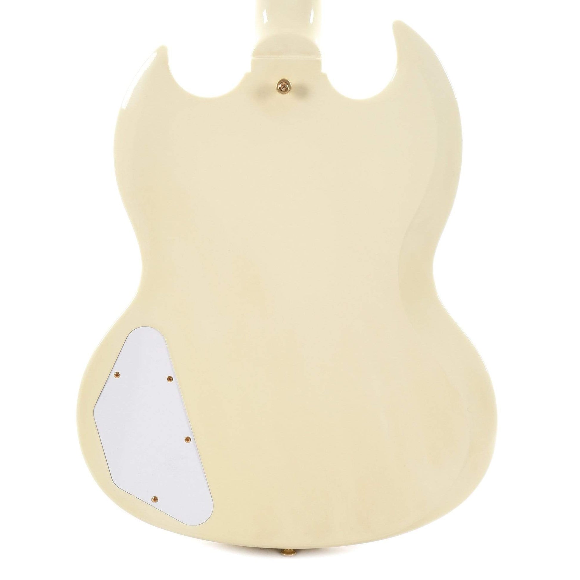Gibson Custom 1963 Les Paul SG Custom Reissue w/Maestro Classic White VOS Electric Guitars / Solid Body